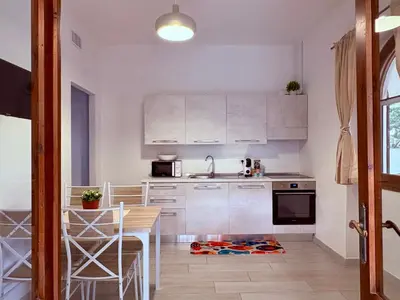 Cucina o angolo cottura di Villetta indipendente Simius