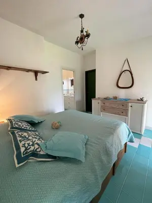 Letto o letti in una camera di Villa ValePina