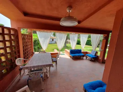 Area soggiorno di Villa ValePina