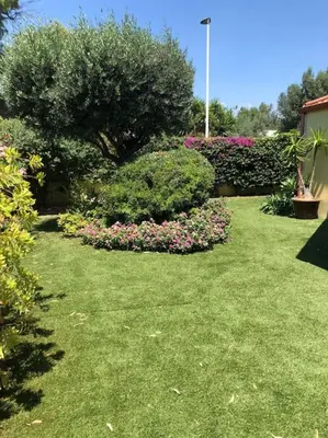 Giardino di Apartment in Villa, Beach 3 minutes walk, spiaggia 3 minuti a piedi