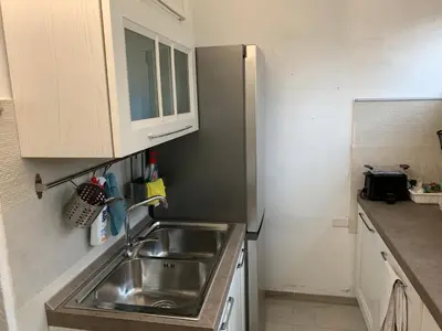 Cucina o angolo cottura di Villa del Brigante, 200m from the beach, 80m², 2 bedrooms, 4-5 persons