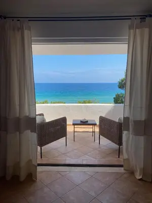 Paesaggio naturale nelle vicinanze della villa
