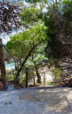 Paesaggio naturale nelle vicinanze della villa
