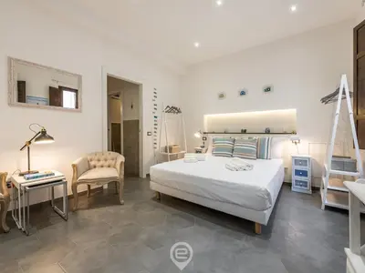 Letto o letti in una camera di Studio 73 e 74