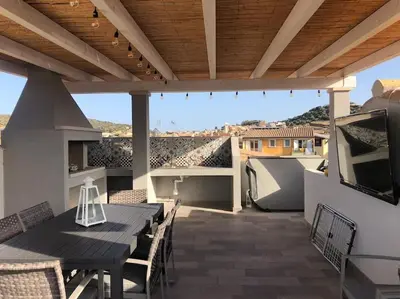Balcone o terrazza di SUPER APPARTAMENTO TERRAZZA PANORAMICA 3 CAMERE