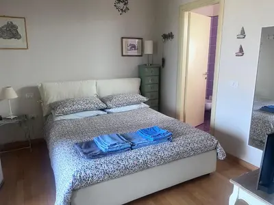 Letto o letti in una camera di Villa Fatta di Sogni