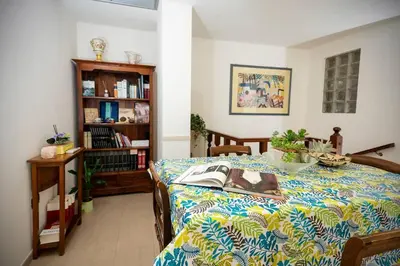 Letto o letti in una camera di La Via per Tharros