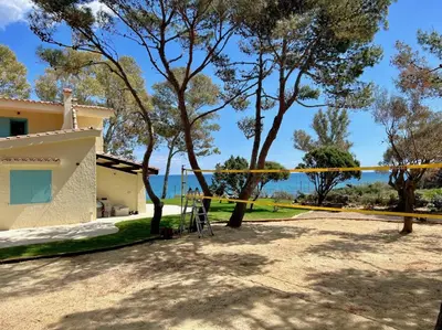 Paesaggio naturale nelle vicinanze della villa