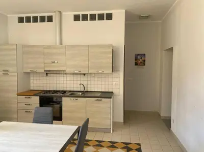 Cucina o angolo cottura di Casa Leonardo, a panoramic view of Cagliari with free car parking