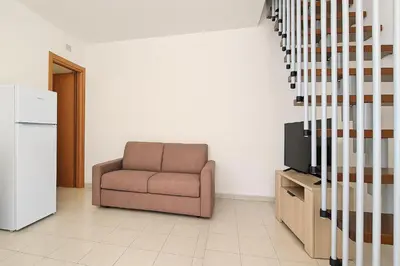 Area soggiorno di Casa Katia Vacanze Oristano, a pochi minuti dalle spiagge più belle della Sardegna e pochi minuti da Oristano, casa dotata di tutti i comfort