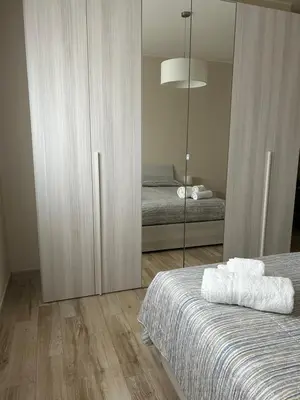 Letto o letti in una camera di Piccola residenza del parco