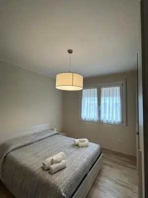 Letto o letti in una camera di Piccola residenza del parco