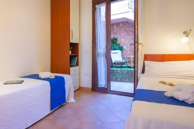 Letto o letti in una camera di [Funtana Meiga] Panoramic View
