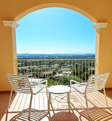 Balcone o terrazza di Golf & Sea Residence Is Molas