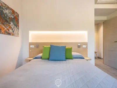 Letto o letti in una camera di Poetto Sea Breeze - Orange