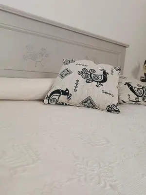 Letto o letti in una camera di CASA ZENOBIO
