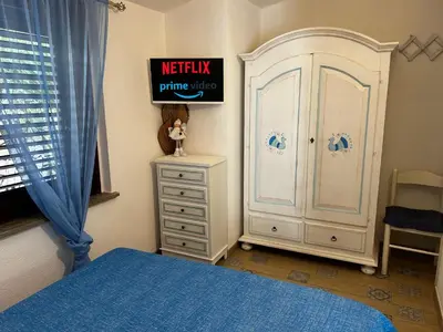 Letto o letti in una camera di Villa Sole vista mare super panoramica