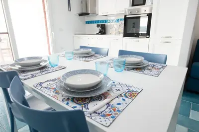 Cucina o angolo cottura di Villa la Torre Libeccio
