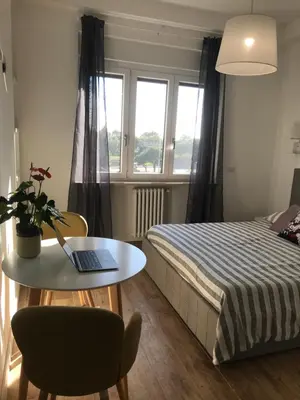 Letto o letti in una camera di B&B SU SICCU
