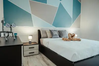 Letto o letti in una camera di La Pavoncella