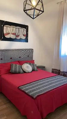 Letto o letti in una camera di Mareblu Simius