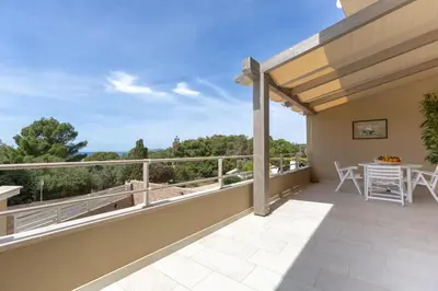 Balcone o terrazza di Villa Rachele first floor Private Pool