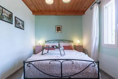 Letto o letti in una camera di Villa Rachele first floor Private Pool