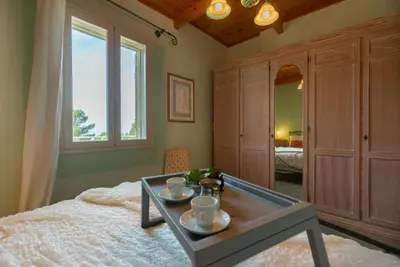 Letto o letti in una camera di Villa Rachele first floor Private Pool