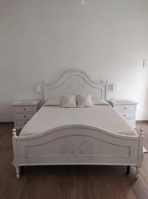 Letto o letti in una camera di B&B Villa Luisella