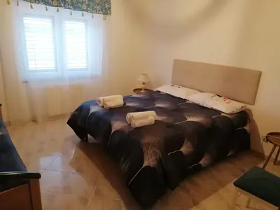 Letto o letti in una camera di La casa degli ulivi