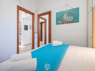 Letto o letti in una camera di Sunny Garden House