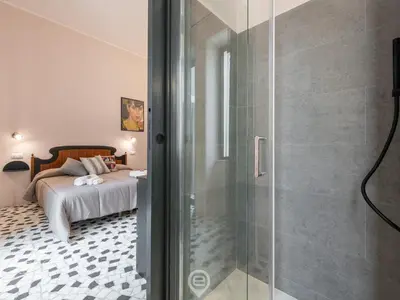 Letto o letti in una camera di Harbor View Apartment