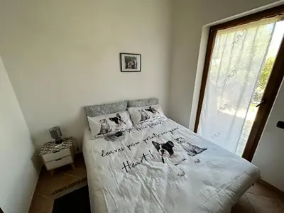 Letto o letti in una camera di Crock House