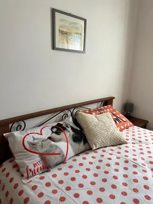 Letto o letti in una camera di Crock House