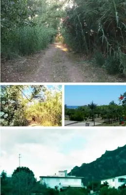 Paesaggio naturale nelle vicinanze dell'appartamento