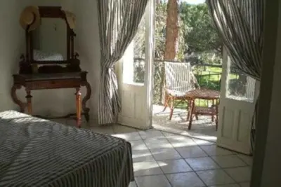 Letto o letti in una camera di Villa Aurelia, 70m from the sea