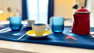 Set per la preparazione di tè e caffè presso Ocean flat