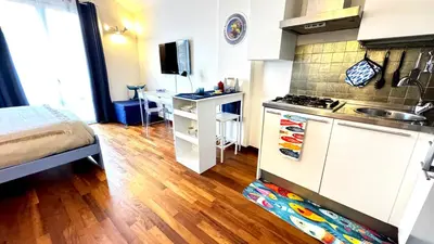 Cucina o angolo cottura di Ocean flat