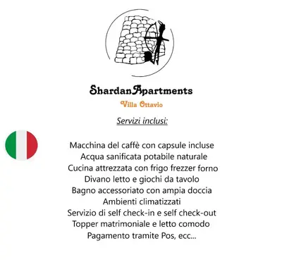 Planimetria di Villa Ottavio - SHARDANAPARTMENTS
