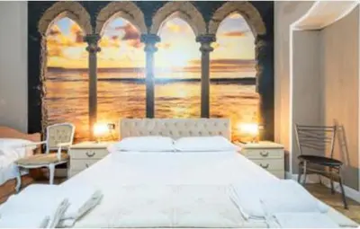 Letto o letti in una camera di Yaki Domo