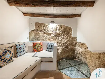Area soggiorno di La Corte 43 - Charming apartment