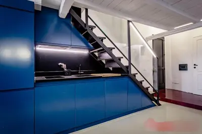 Cucina o angolo cottura di Open Suite Cobalto
