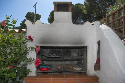 Attrezzature per barbecue disponibili per gli ospiti della villa