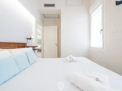 Letto o letti in una camera di Villetta Ada