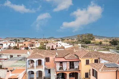 Vista generica su Tortolì o vista sulla città dall'interno dell'appartamento