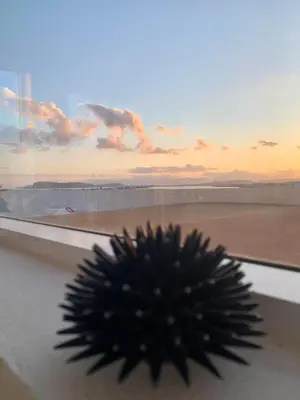 Vista generica sul mare o vista sul mare dall'interno dell'appartamento