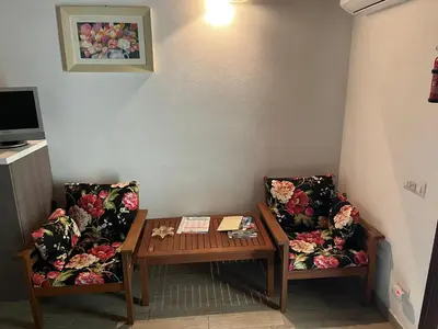 Area soggiorno di Casa Pina