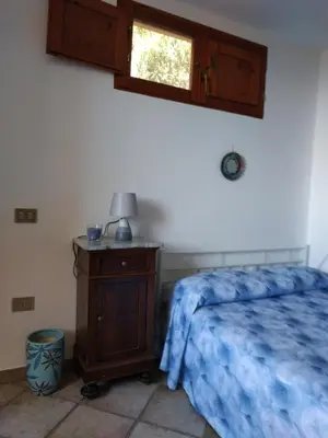 Letto o letti in una camera di Casa con vista sul golfo vicina al mare