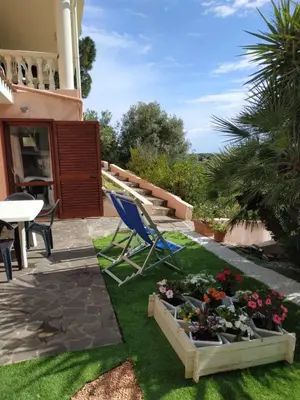 Giardino di Casa con vista sul golfo vicina al mare