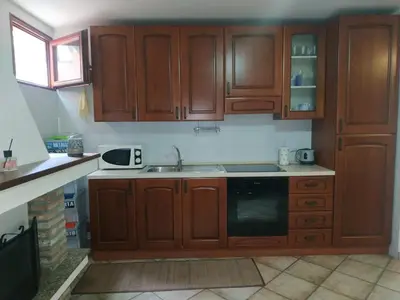 Cucina o angolo cottura di Casa con vista sul golfo vicina al mare